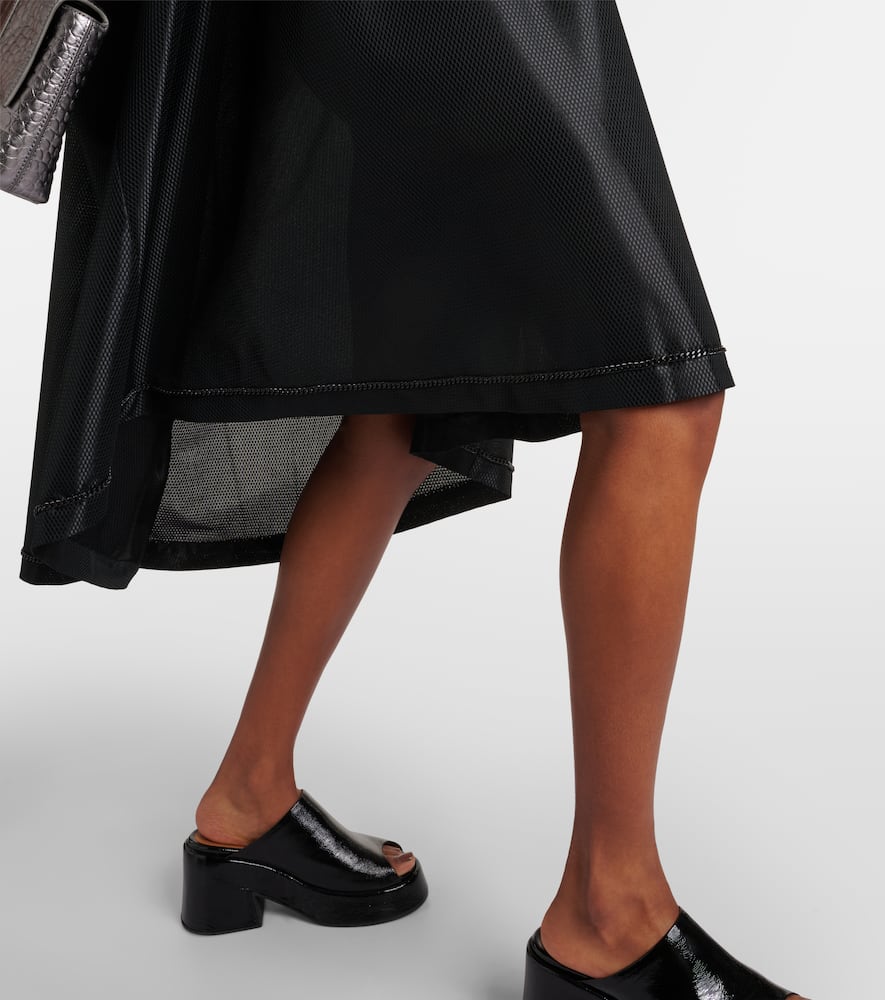 Draped midi dress