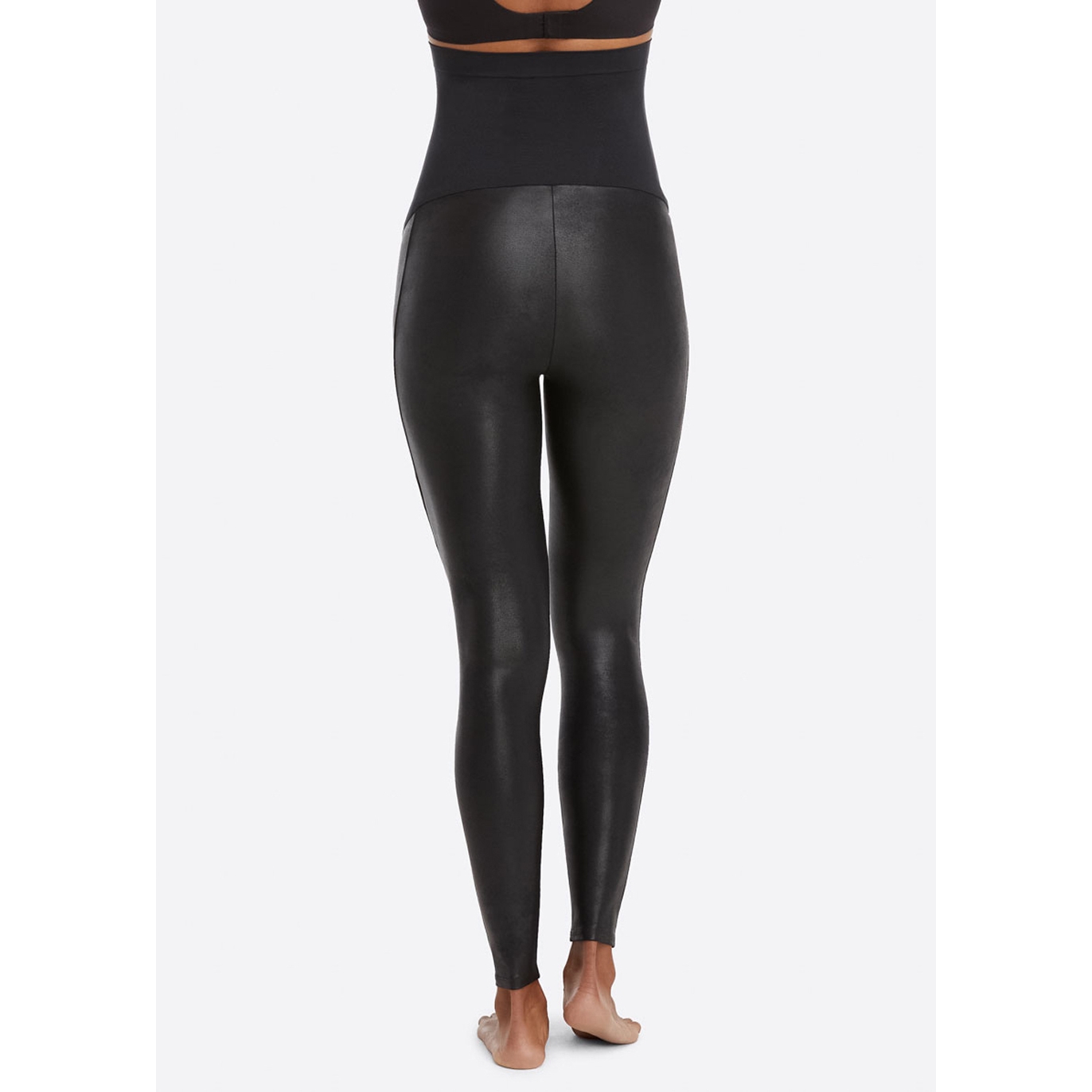 Mama Faux Leather Maternity Leggings