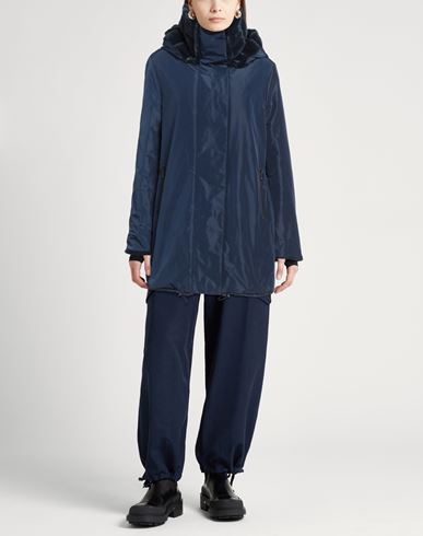 Trend Woman Coat Navy Size 3XL Polyester