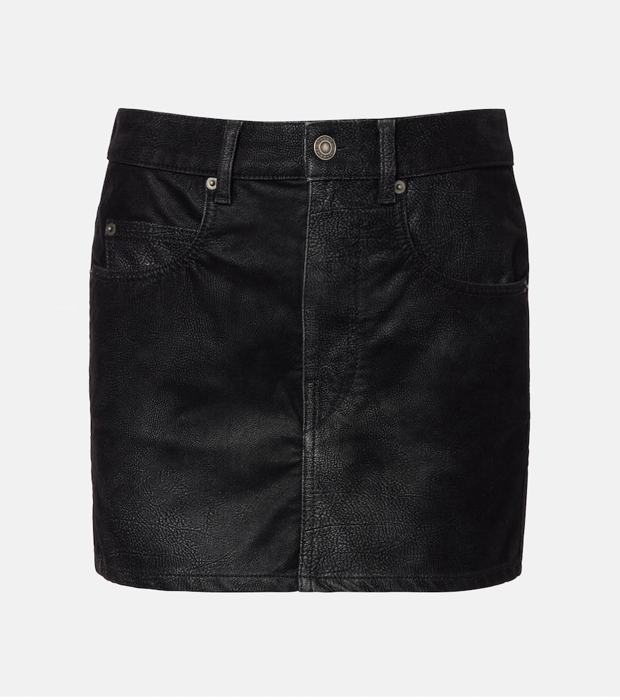 Kimmy faux leather miniskirt