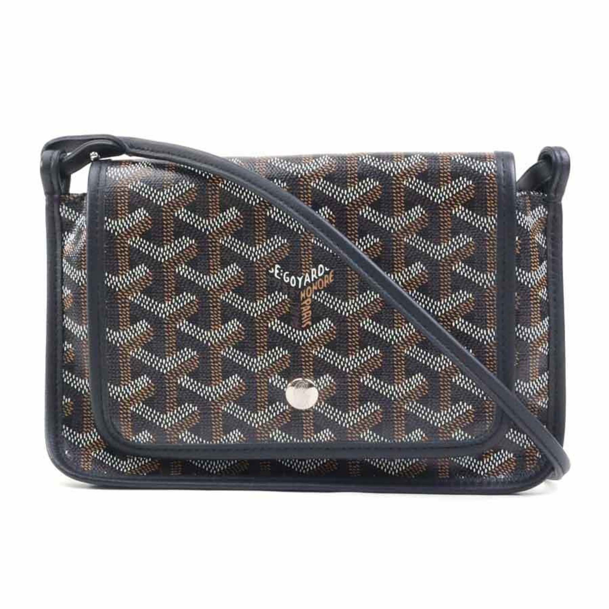 Goyard Black Coated Canvas Shoulder Bag Pre-Owned