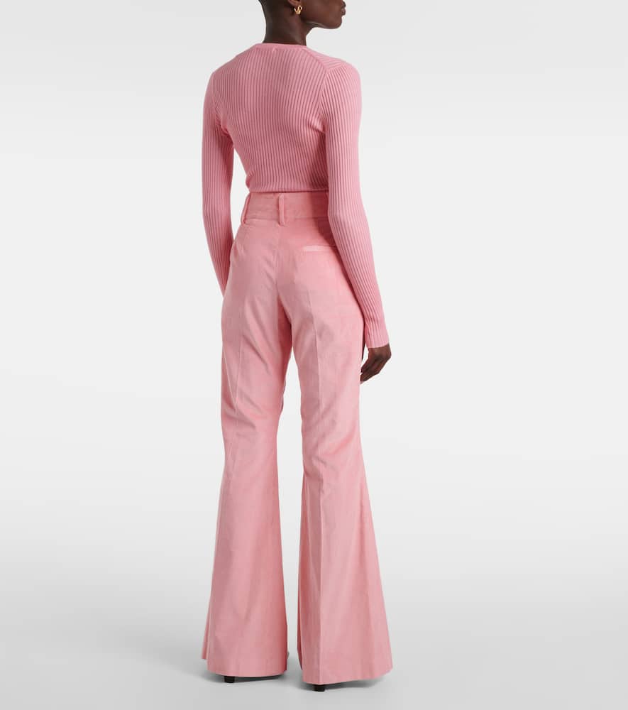 Ianthe cotton corduroy flared pants