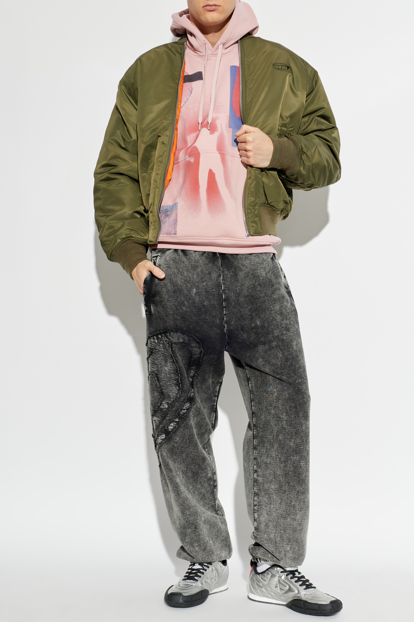 P-MARKY-DEN Trousers, Men's, Grey