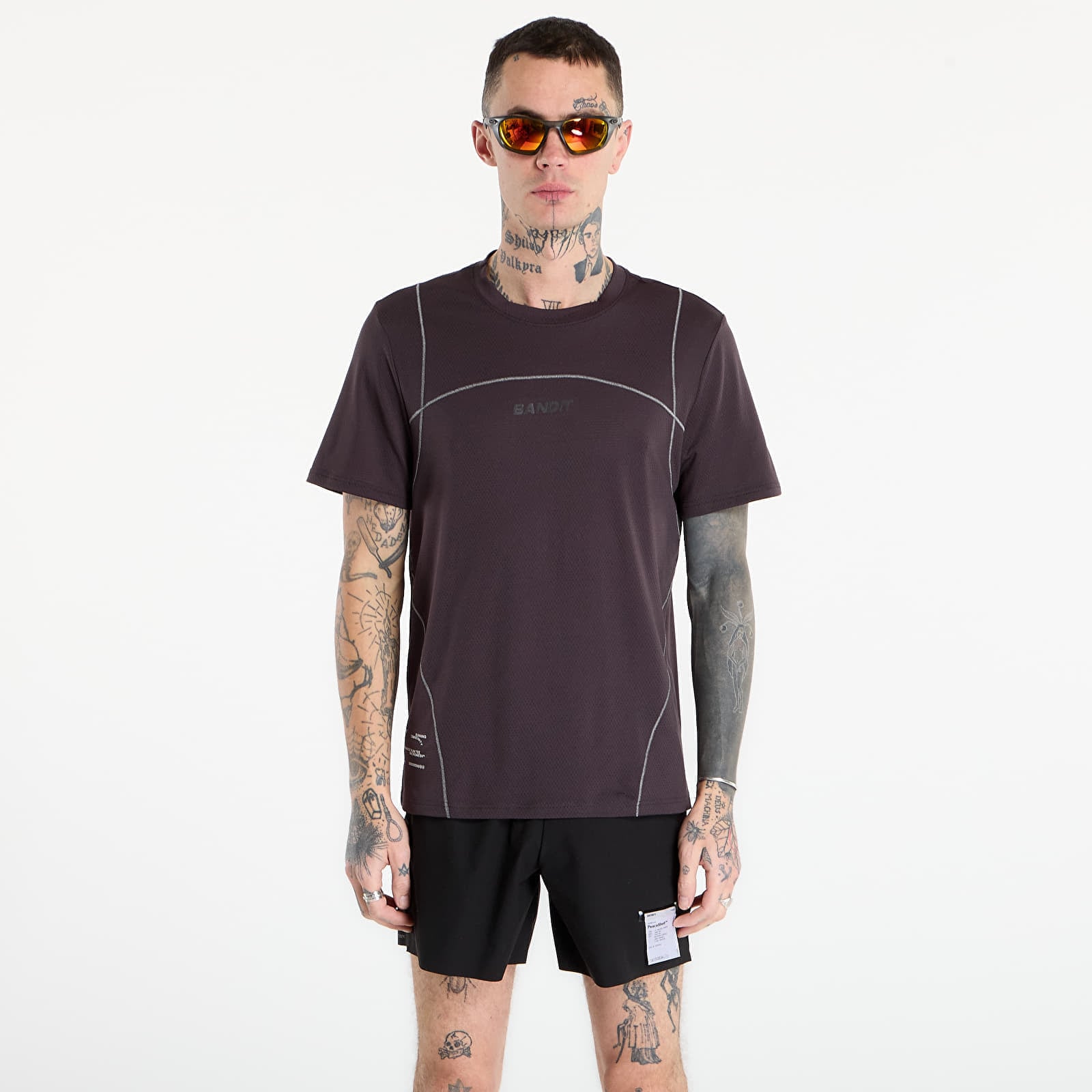 T-shirt BANDIT Men's Micromesh™ Merrow Run Tee Shadow