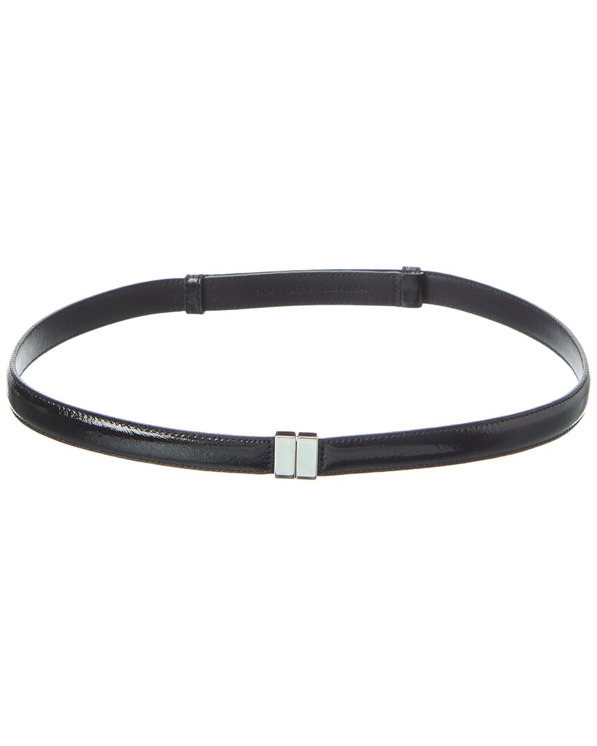 Slide Clasp Leather Belt