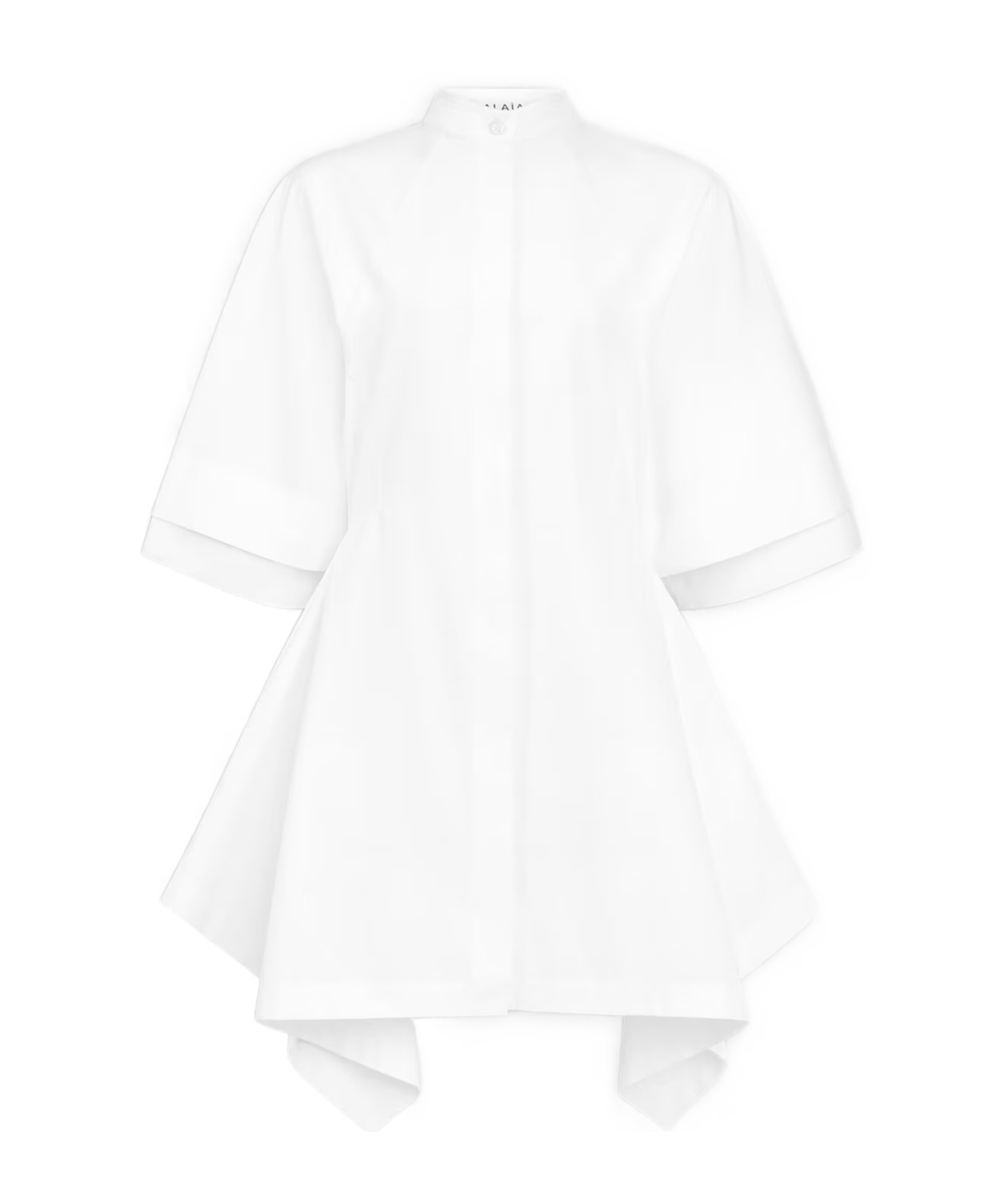 PANELLED POPLIN DRESS