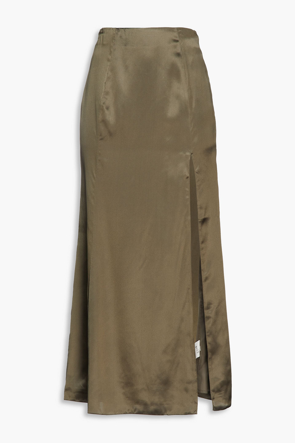 Bite Studios - Silk-satin midi skirt - Green - UK 6