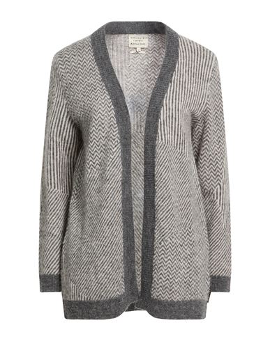 Woman Cardigan Grey Size 0 Alpaca wool, Polyamide, Wool