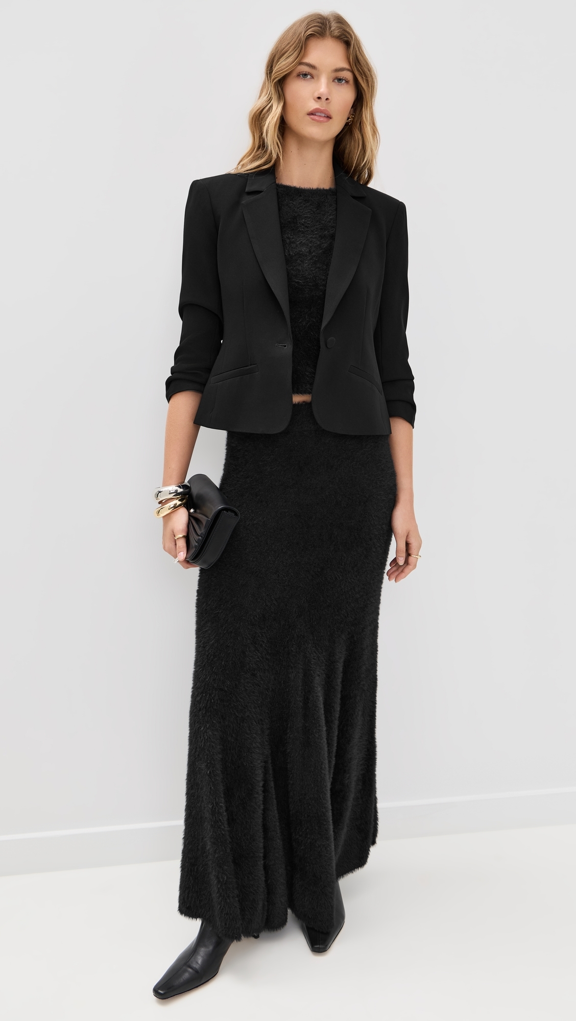 Le Petit Khloe Blazer Black