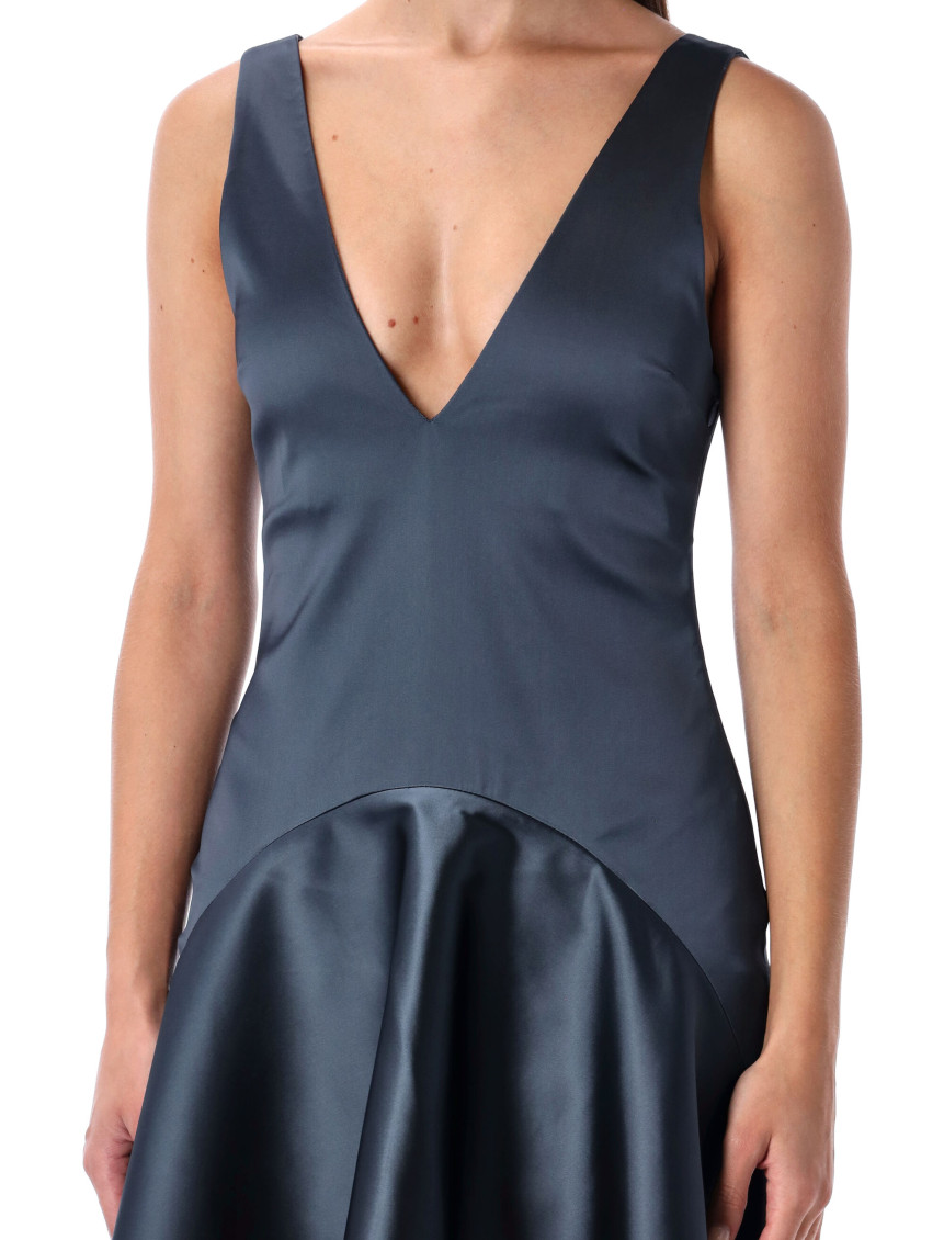 J. W. Anderson Dress In Blue Acetate Blend