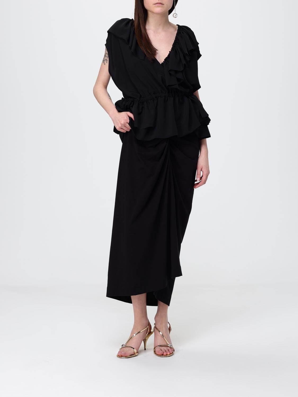 Skirt Woman color Black