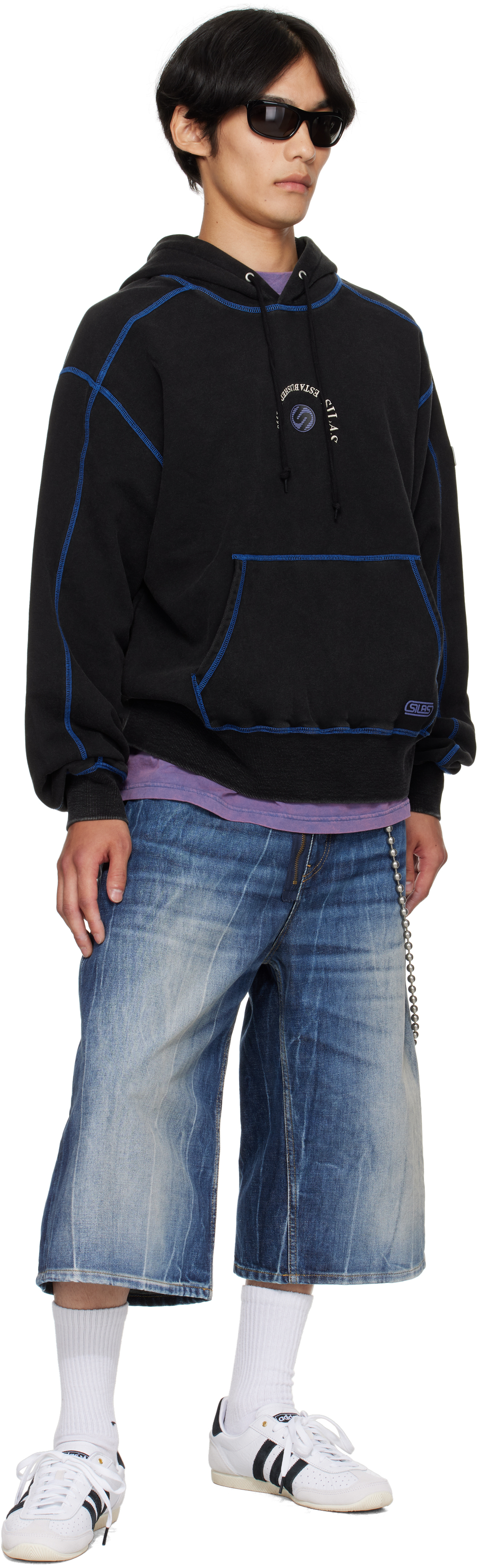 Black Circle Logo Sweat Hoodie