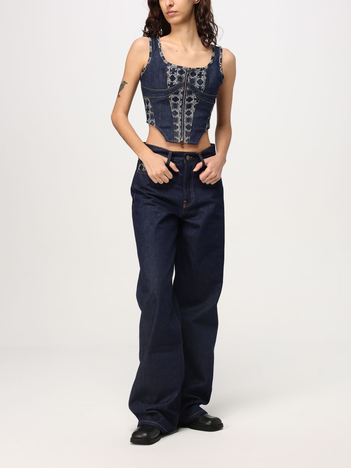 Top Woman color Blue