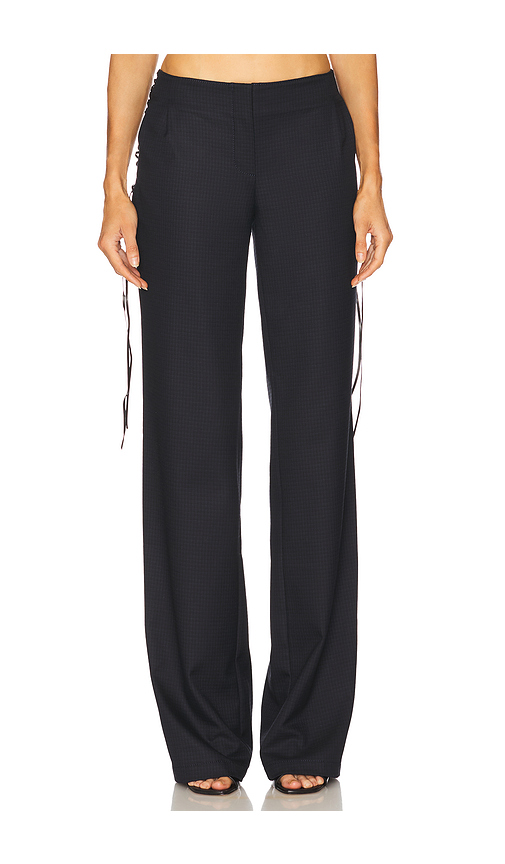 Ceren Ocak Low Waist Pant in Navy. L. Also in