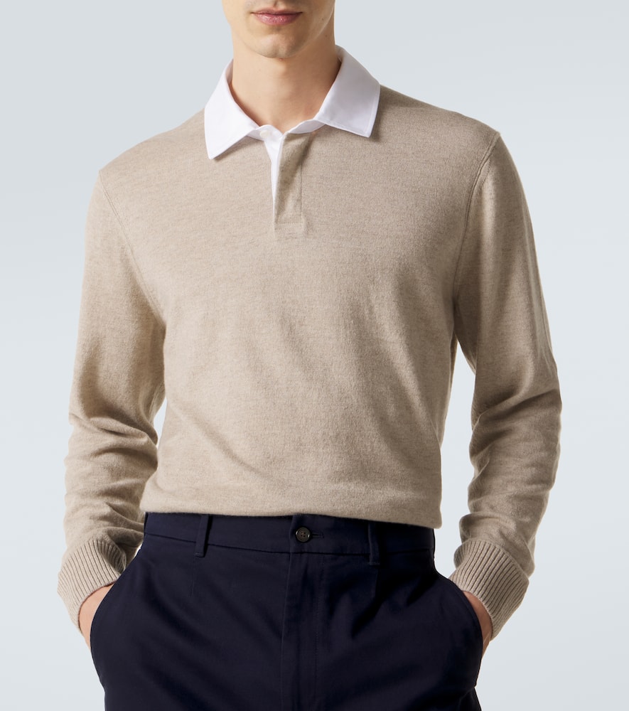 Cashmere and linen sweater