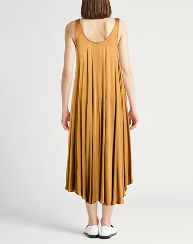 Woman Maxi dress Mustard Size 1 Viscose