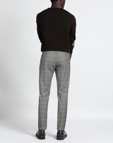 Man Pants Grey Size 36 Polyester, Viscose, Elastane