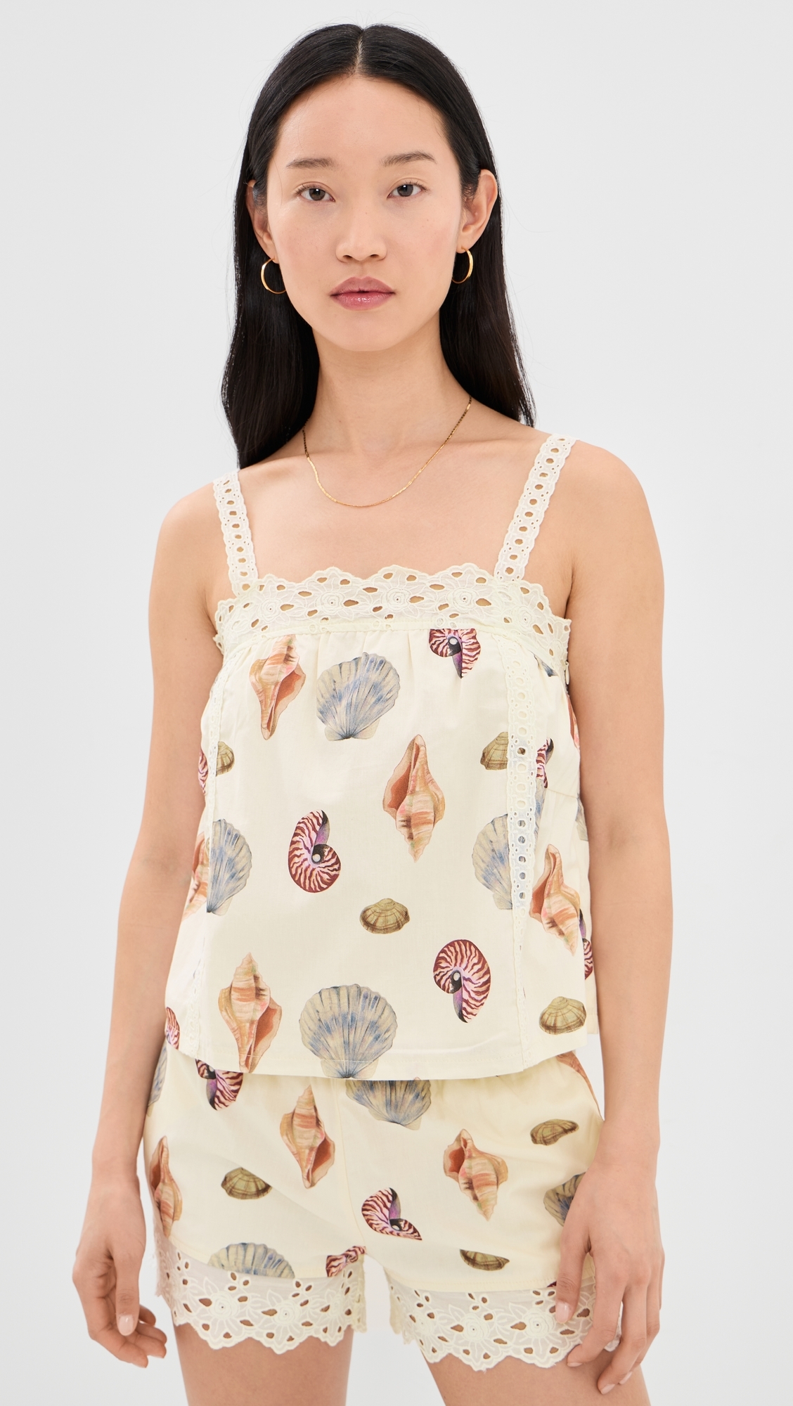 Shell Blouse Cream