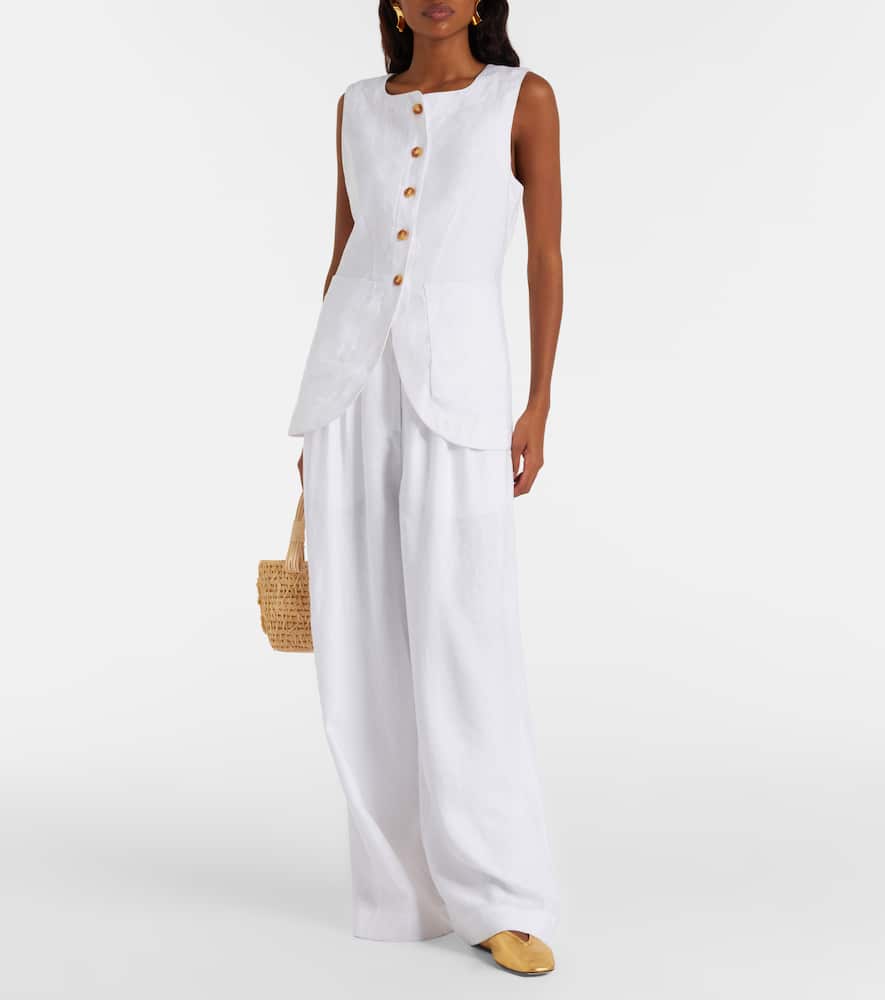 Emma linen vest
