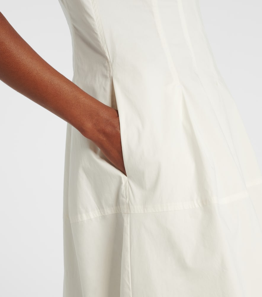 Marley cotton poplin midi dress