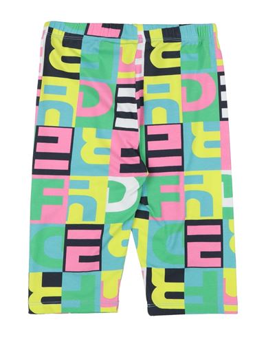 Kid Girl Shorts & Bermuda Shorts Green Size 14 Cotton, Elastane
