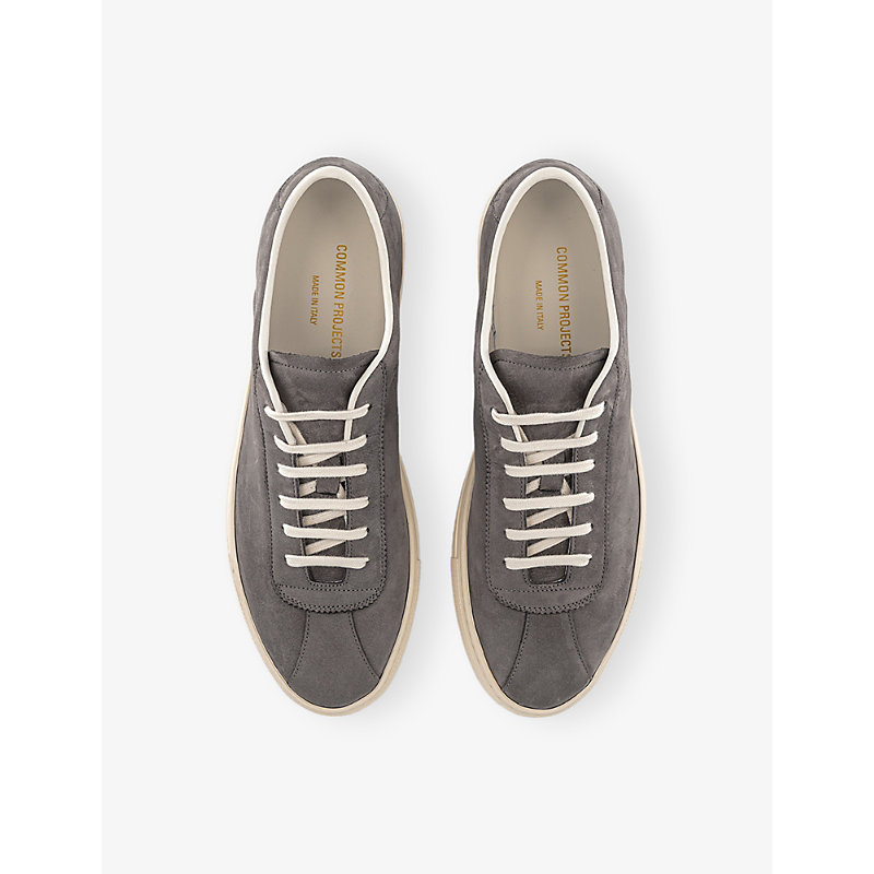 Mens Tennis Leather Trainers