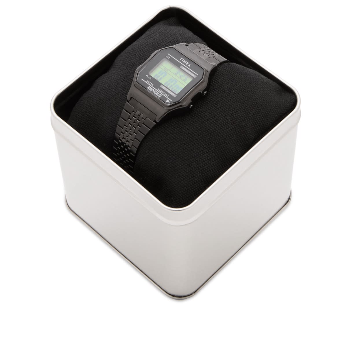 END. x Timex T80 Everyday Black in Black Case And Bracelet/Black Mask