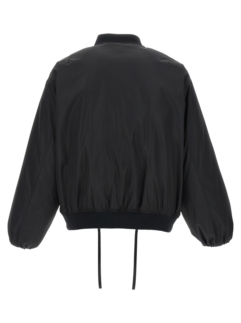 Jil Sander - heritage logo blouson jacket drawstring he