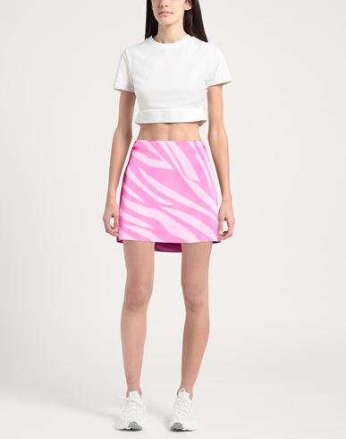 Woman Mini skirt Fuchsia Size 8 Polyester, Elastane