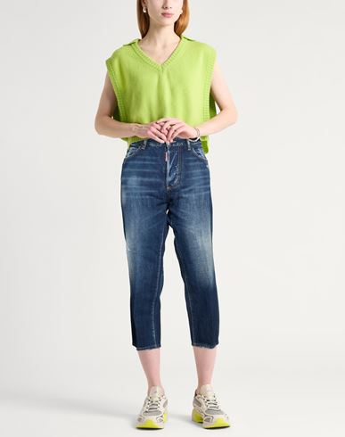 Woman Jeans Blue Size 6 Cotton