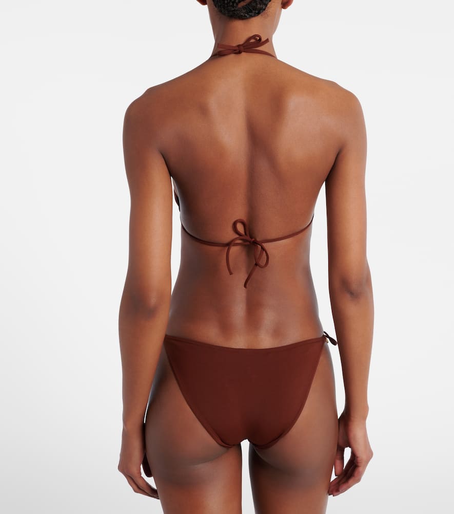 Exquise embellished bikini bottoms