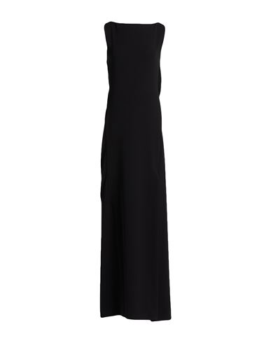Woman Maxi dress Black Size 4 Triacetate, Polyester