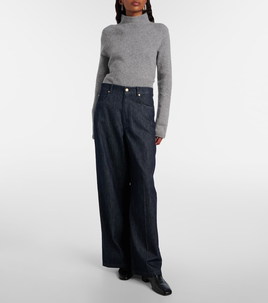 Lavinia high-rise wide-leg jeans