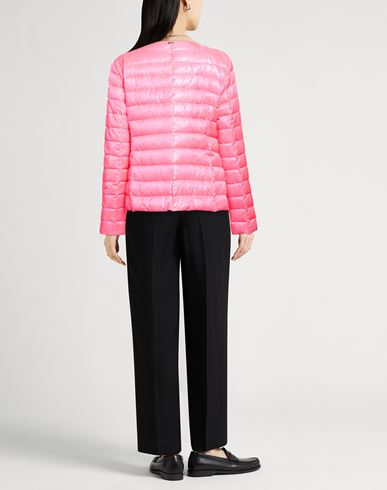 Woman Puffer Fuchsia Size 12 Polyamide, Cotton, Acetate