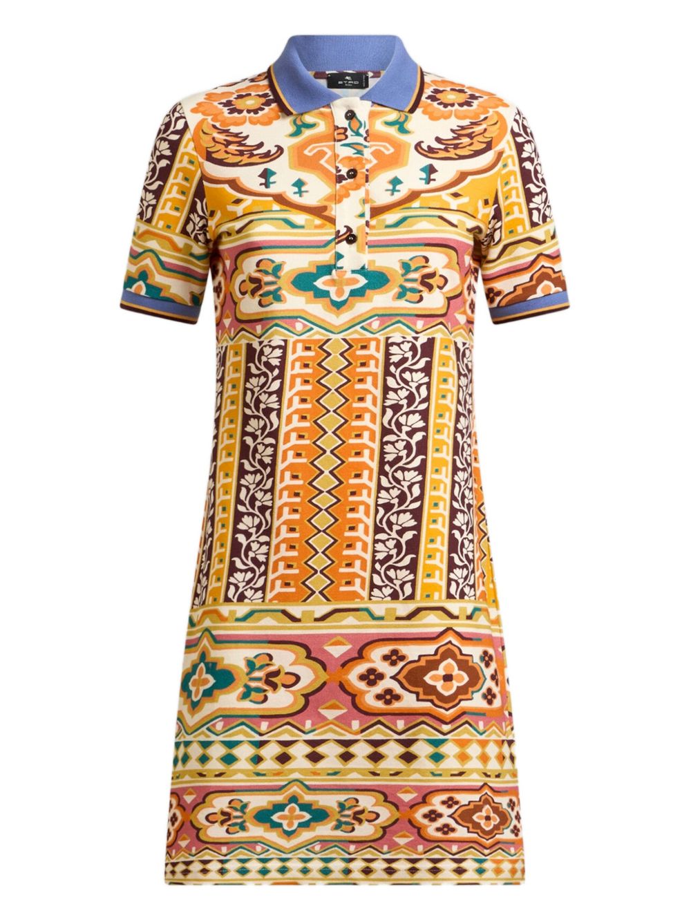 ETRO piqué mini dress - Neutrals