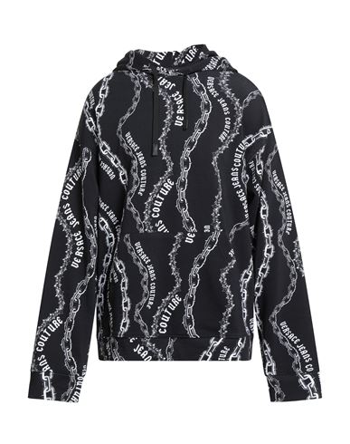 Man Sweatshirt Black Size L Cotton