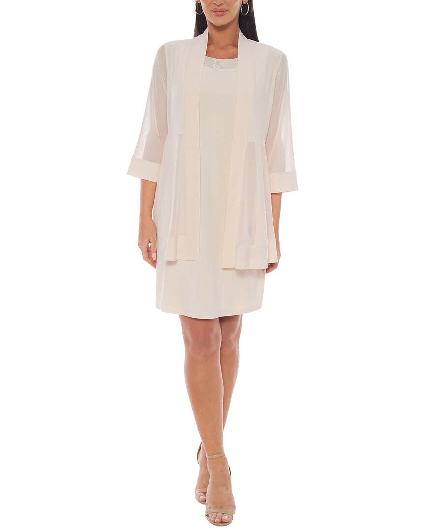 Beaded Neck Mini Dress