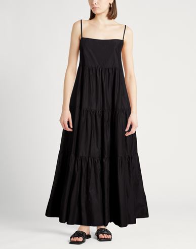 Woman Midi dress Black Size 1 Organic cotton