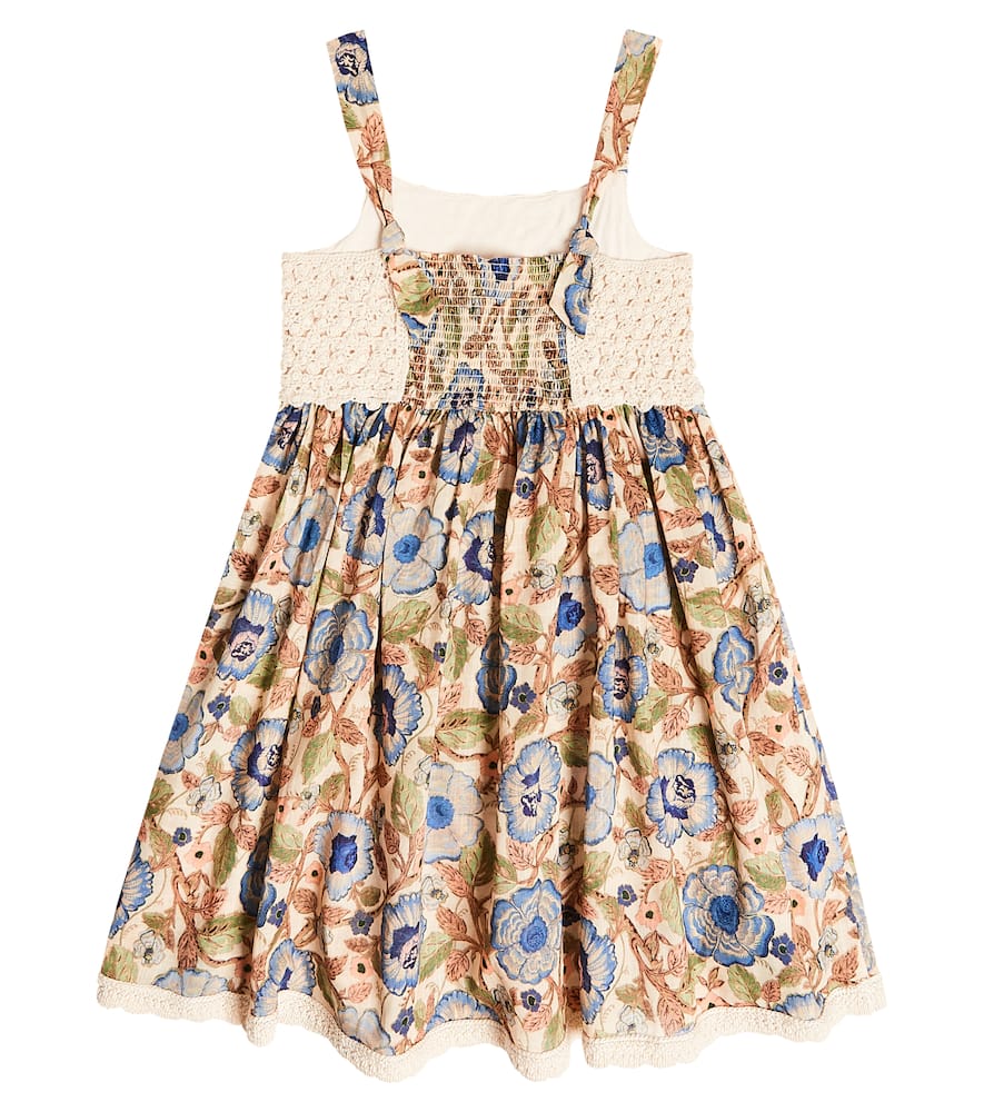 Zimmermann Kids Junie crochet-trimmed cotton dress