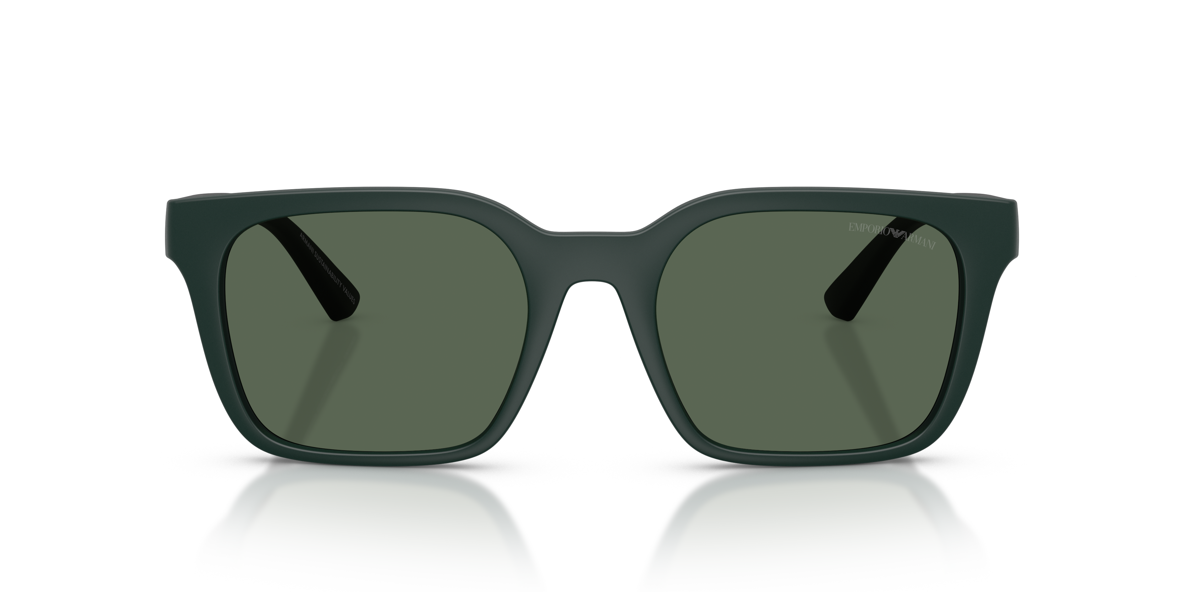 Emporio Armani Man Emporio Armani EA4269 637071 Sunglasses Injected Blue Green Squared Norma