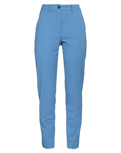 Seventy Venezia Woman Pants Azure Size 2 Polyester, Wool, Elastane