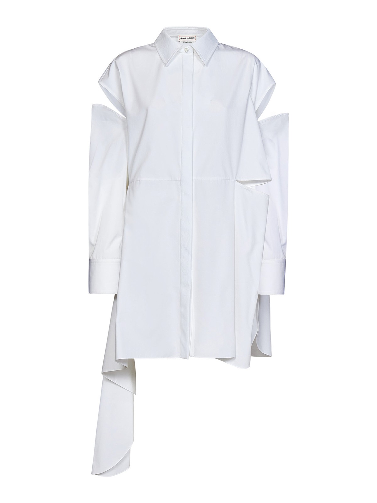 Popeline short chemisier
