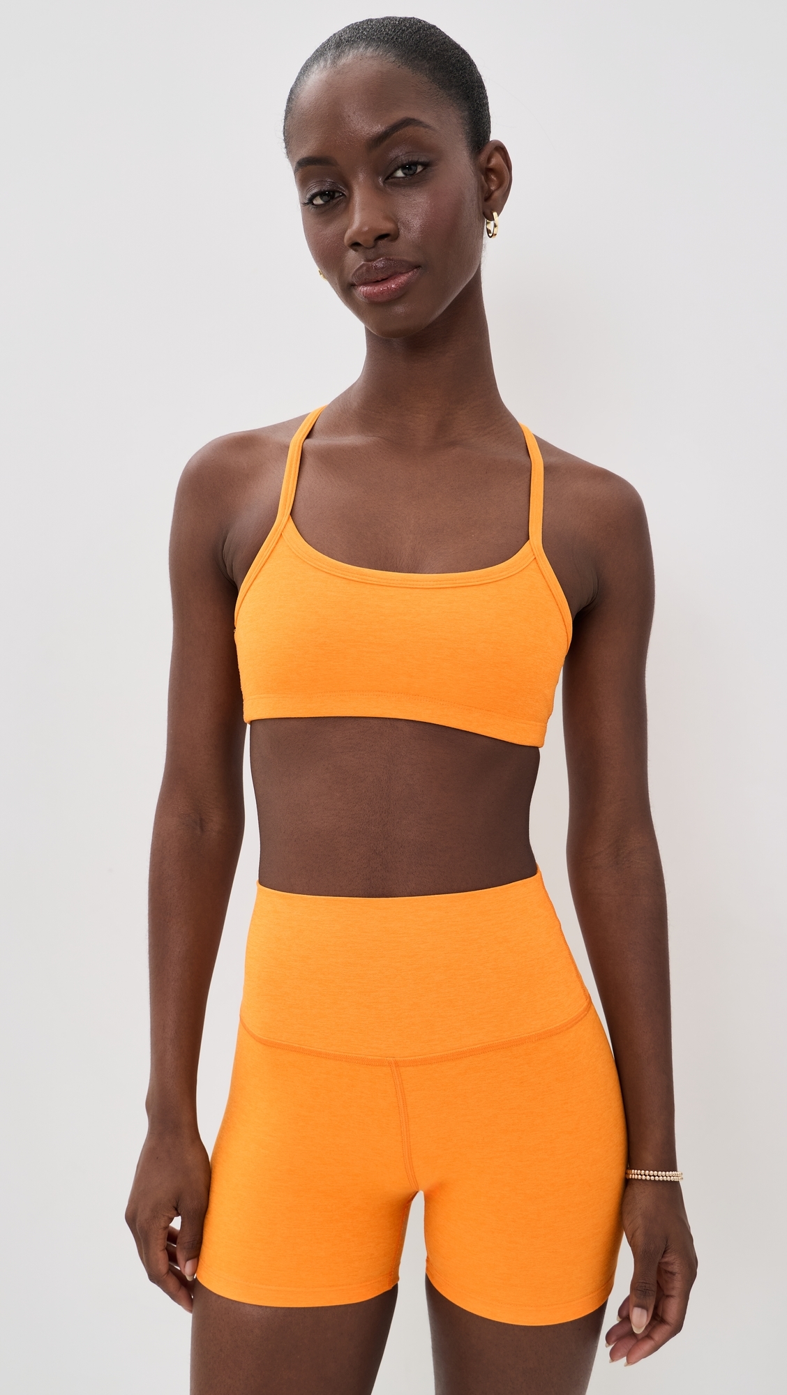 Spacedye Slim Racerback Bra Bright Citrus Heather