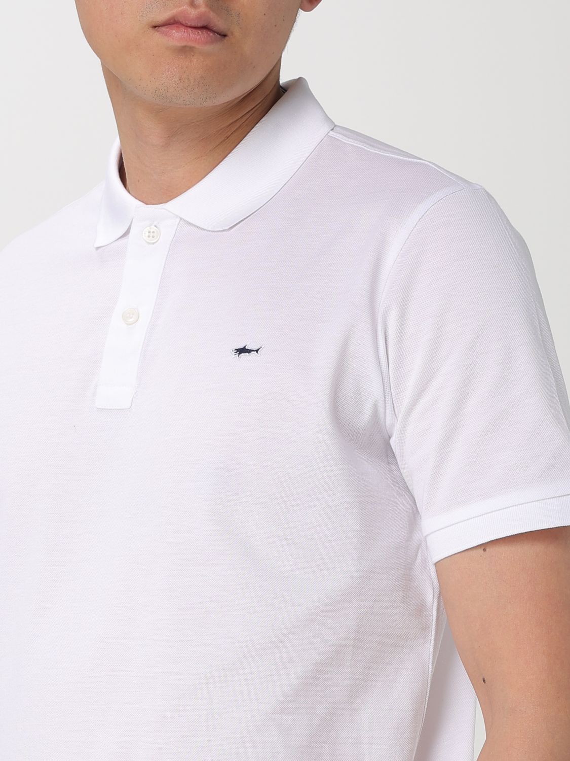 Polo Shirt Men color White