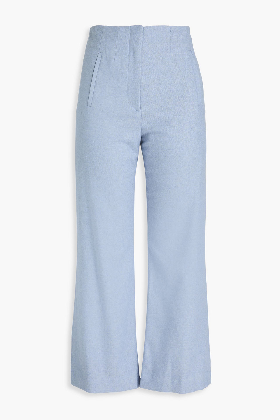 Dova flannel wide-leg pants - Blue - US 2