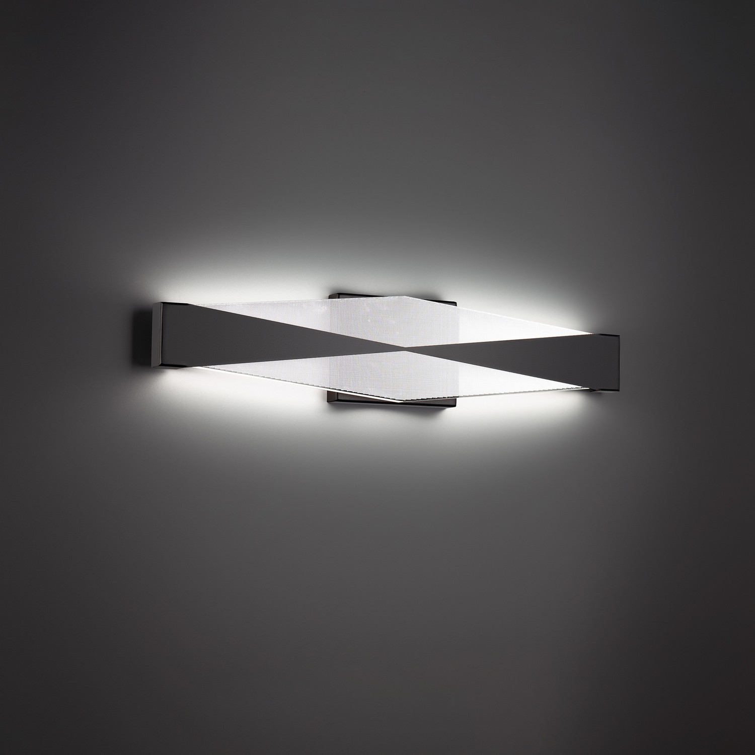 Black LED Bathroom Vanity Light from the Enigmatic Collection