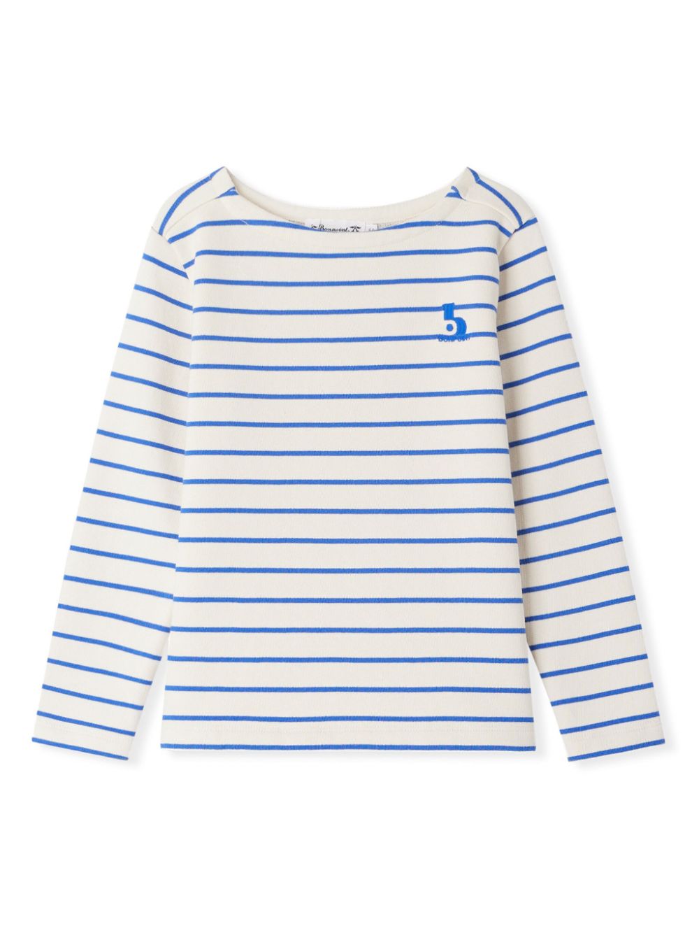 Baudelaire striped cotton T-shirt - White