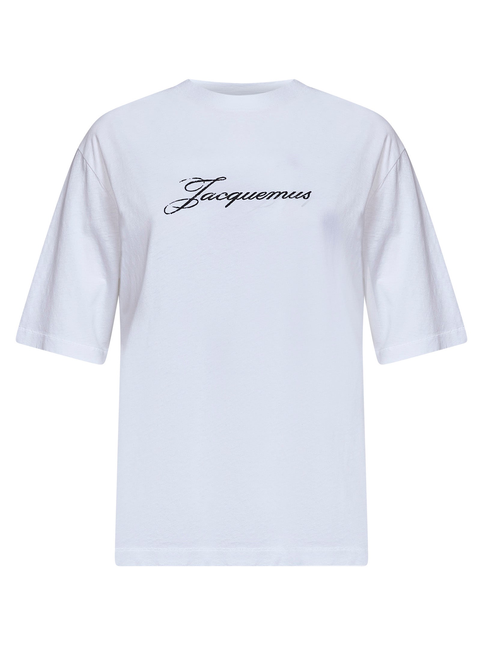 Logo-Embroidered Cotton T-Shirt — White