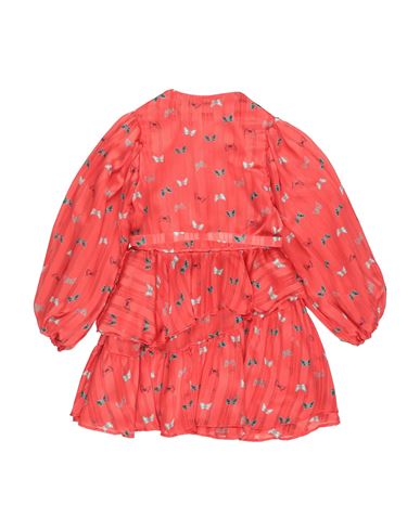 Kid Girl Kids' dress Tomato red Size 10 Polyester