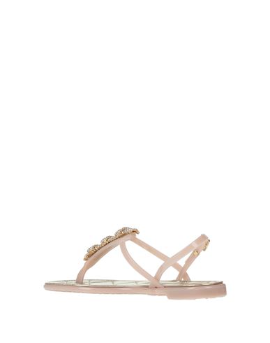 Woman Thong sandal Light pink Size 6 Rubber